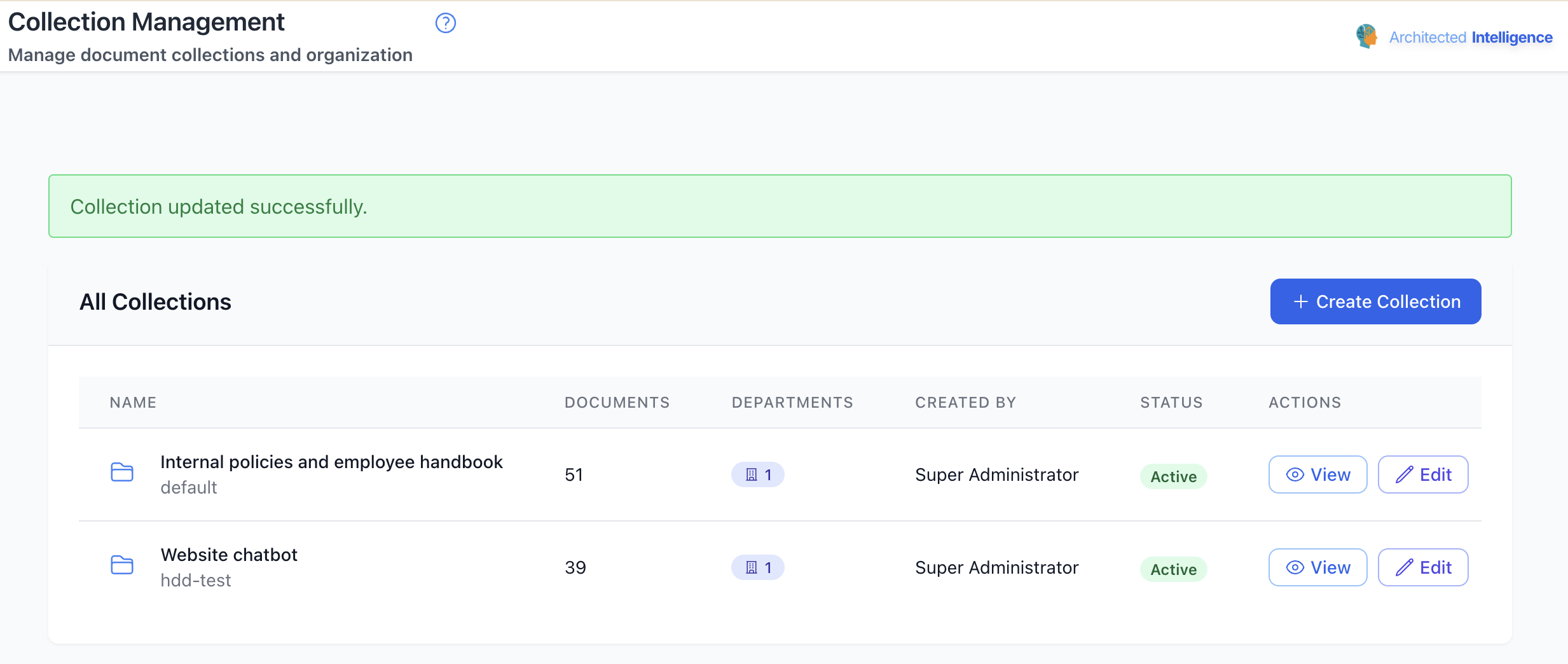 Collection Management